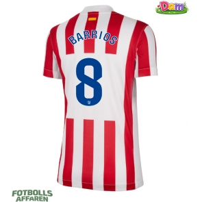Atletico Madrid Pablo Barrios #8 Hemmatröja Kvinnor 2025-26 Kortärmad